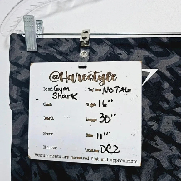 GymShark grey print leggings m/l - Picture 7 of 9